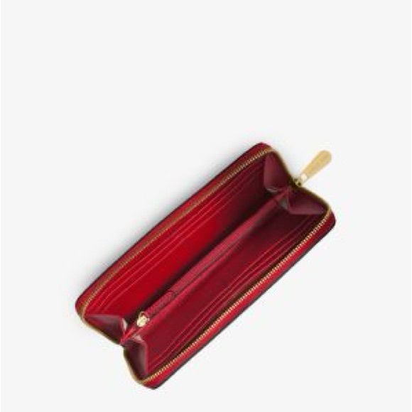 Michael Kors Jet Set Travel Saffiano Leather Continental Wallet - Picture 2 of 5